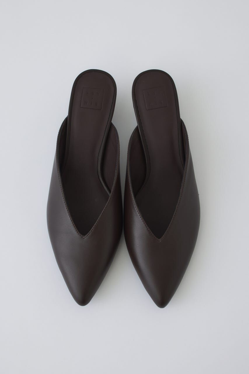 RIM.ARK 「Pointed toe mule」|サンダル|BRN