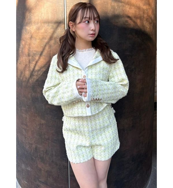 CALNAMUR「バックポケットツイードショートパンツ」|その他|
