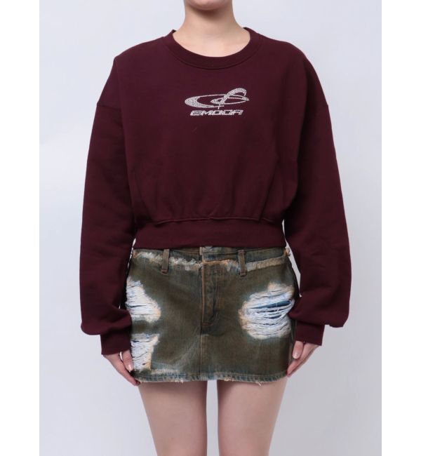 EMODA「STONE LOGO SHORT SWEAT」|Tシャツ・カットソー|
