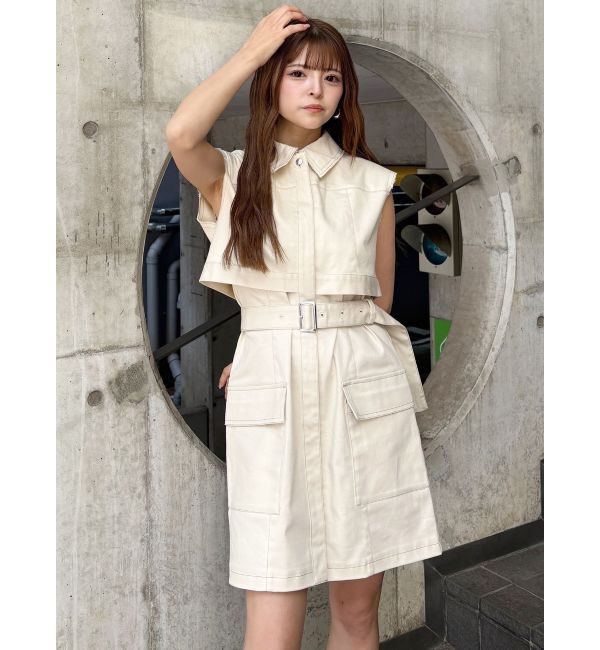 MURUA「ステッチミニワンピース」|ワンピース|