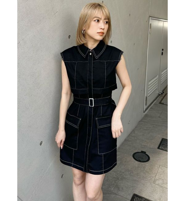 MURUA「ステッチミニワンピース」|ワンピース|