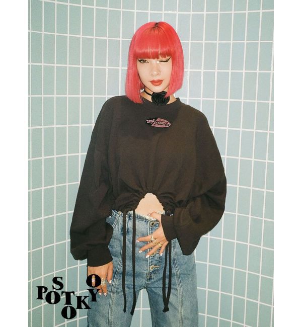 jouetie「【Something &times;PosTokyo】Drost hem Tops」|Tシャツ・カットソー|