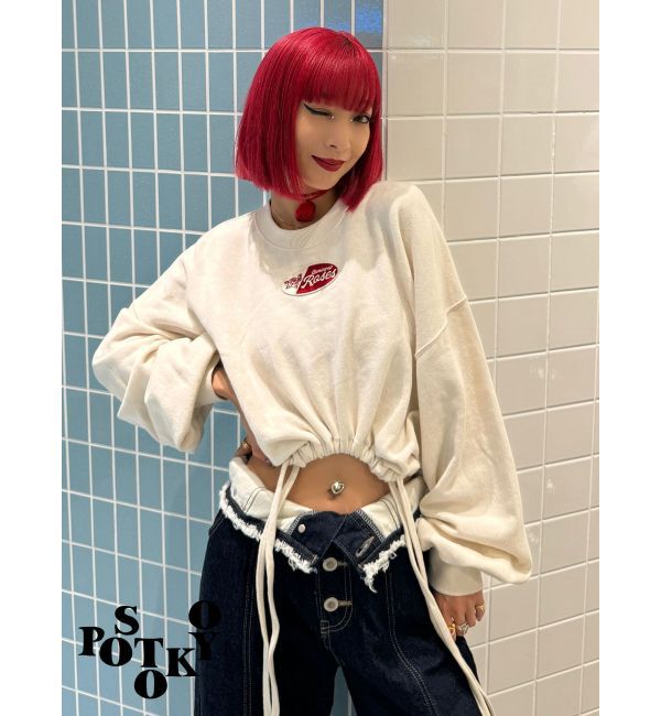 jouetie「【Something &times;PosTokyo】Drost hem Tops」|Tシャツ・カットソー|
