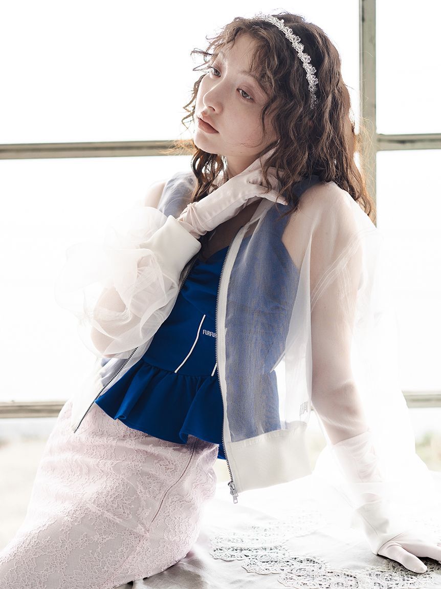 FURFUR「フラワーモチーフカチューシャ」|ヘアバンド|