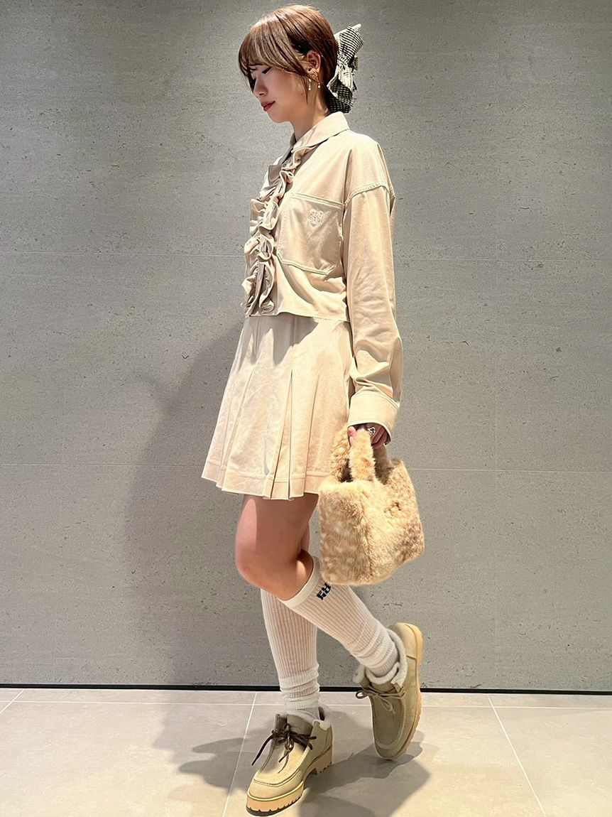 FURFUR「ボックスプリーツショートパンツ」|その他|
