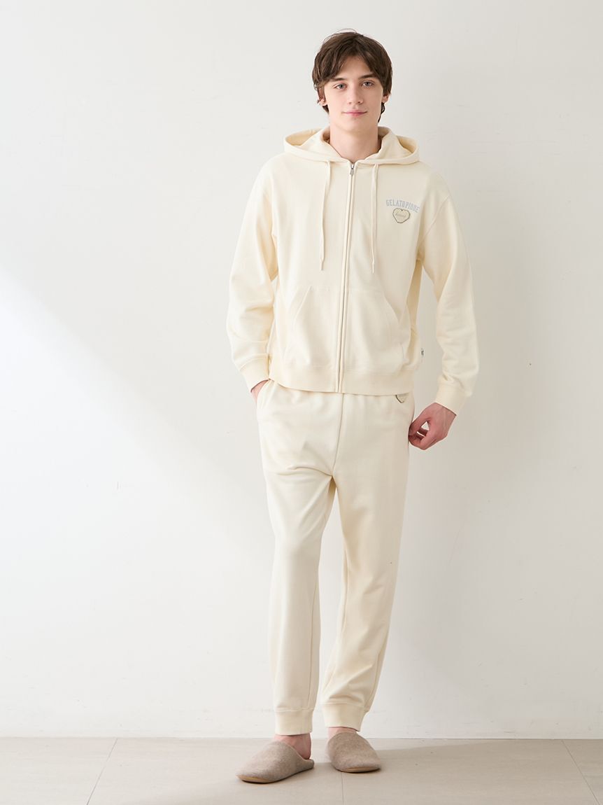 GELATO PIQUE HOMME「【HOMME】【抗菌防臭】ハートロゴ裏毛パーカ」|パーカー|
