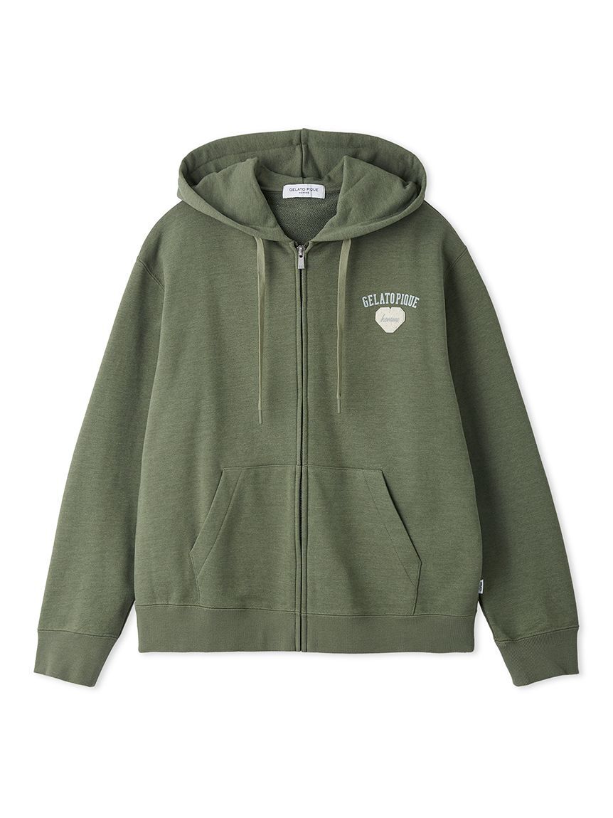 GELATO PIQUE HOMME「【HOMME】【抗菌防臭】ハートロゴ裏毛パーカ」|パーカー|GRN