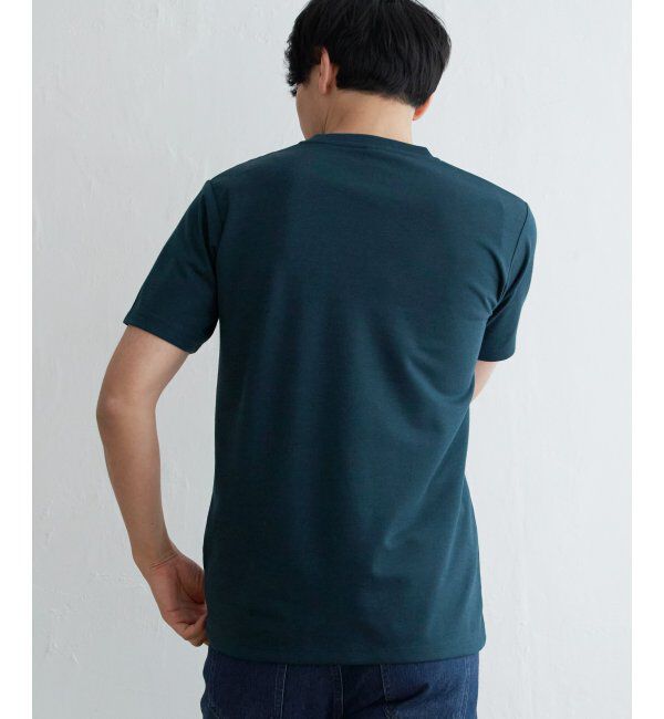 ikka「ブロックスポンチ切り替えTシャツ」|Tシャツ・カットソー|