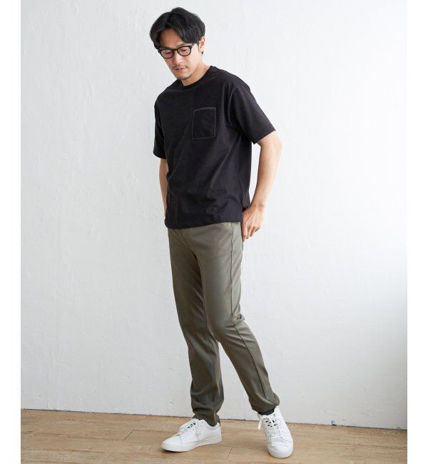 ikka「ストライプＭＩＸポケットＴ」|Tシャツ・カットソー|