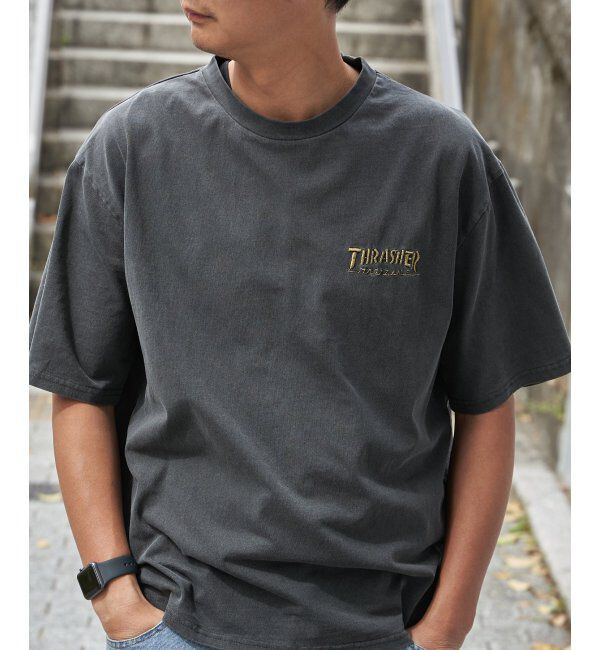 VENCE share style「【THRASHER ／スラッシャー】ピグメントフォトプリントT」|Tシャツ・カットソー|