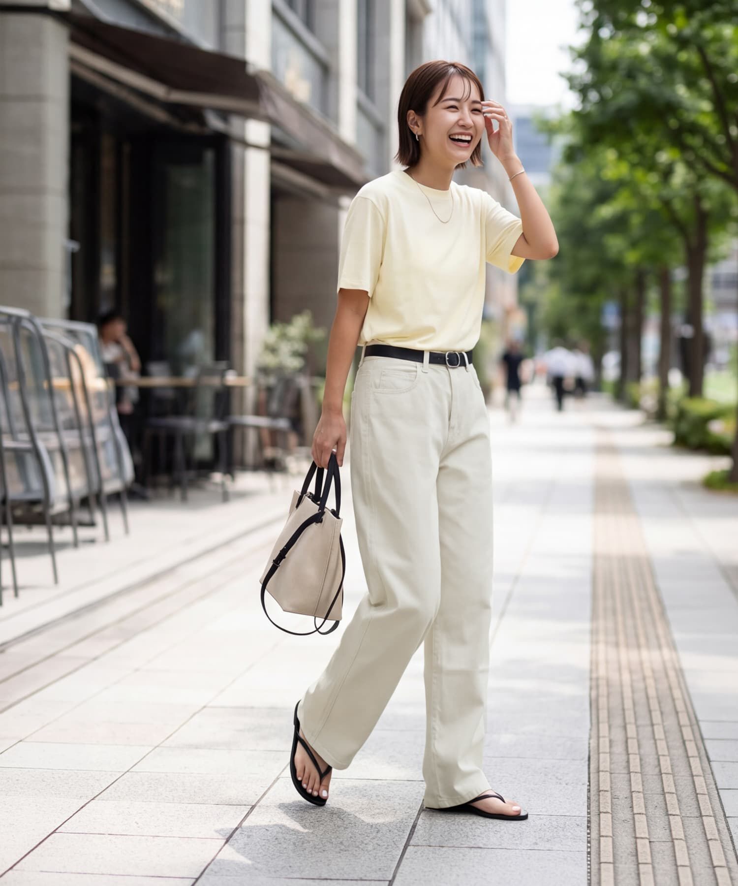 STYLE DELI「風合い加工ストレートコットンワイドパンツ」|その他|