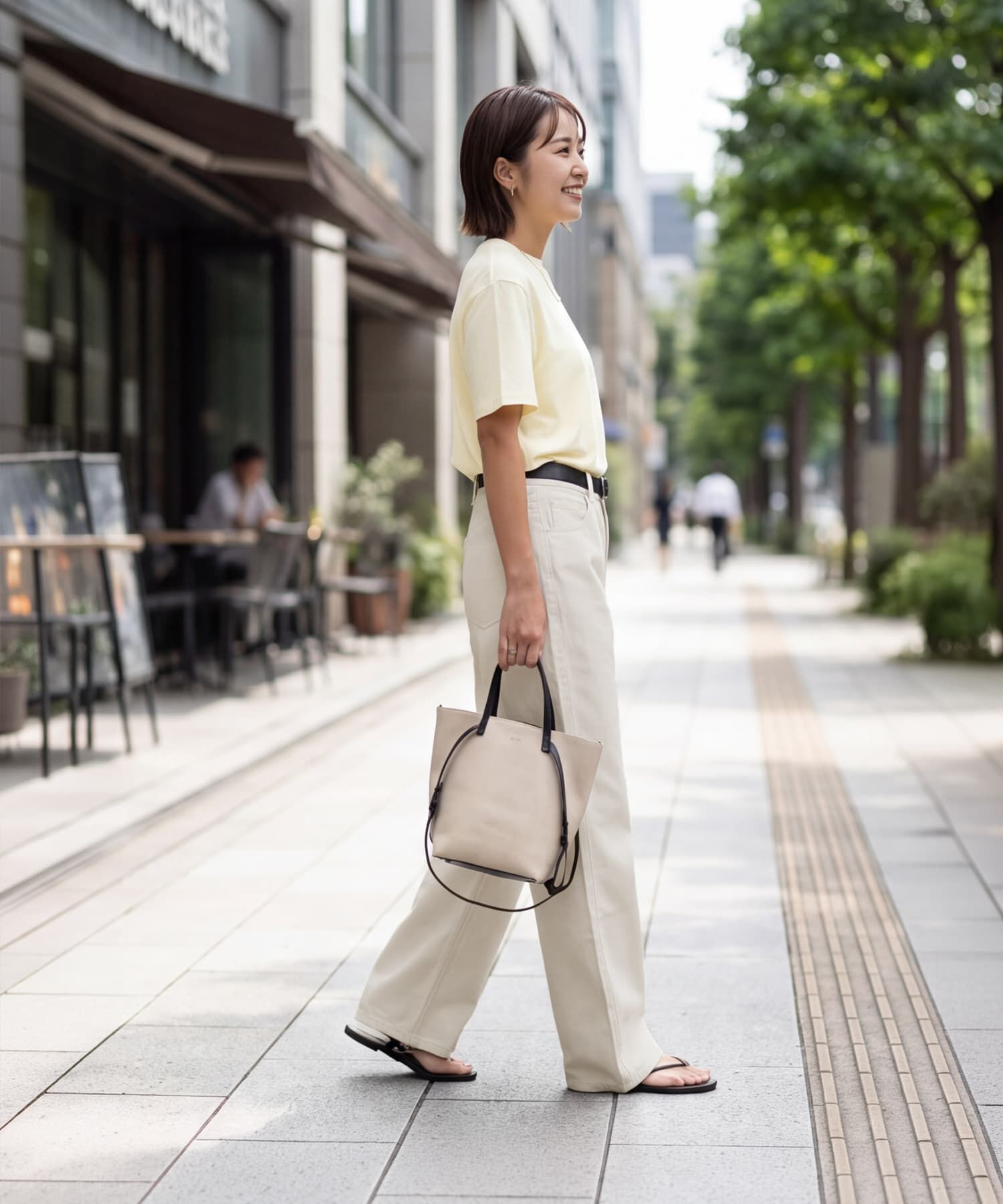 STYLE DELI「風合い加工ストレートコットンワイドパンツ」|その他|