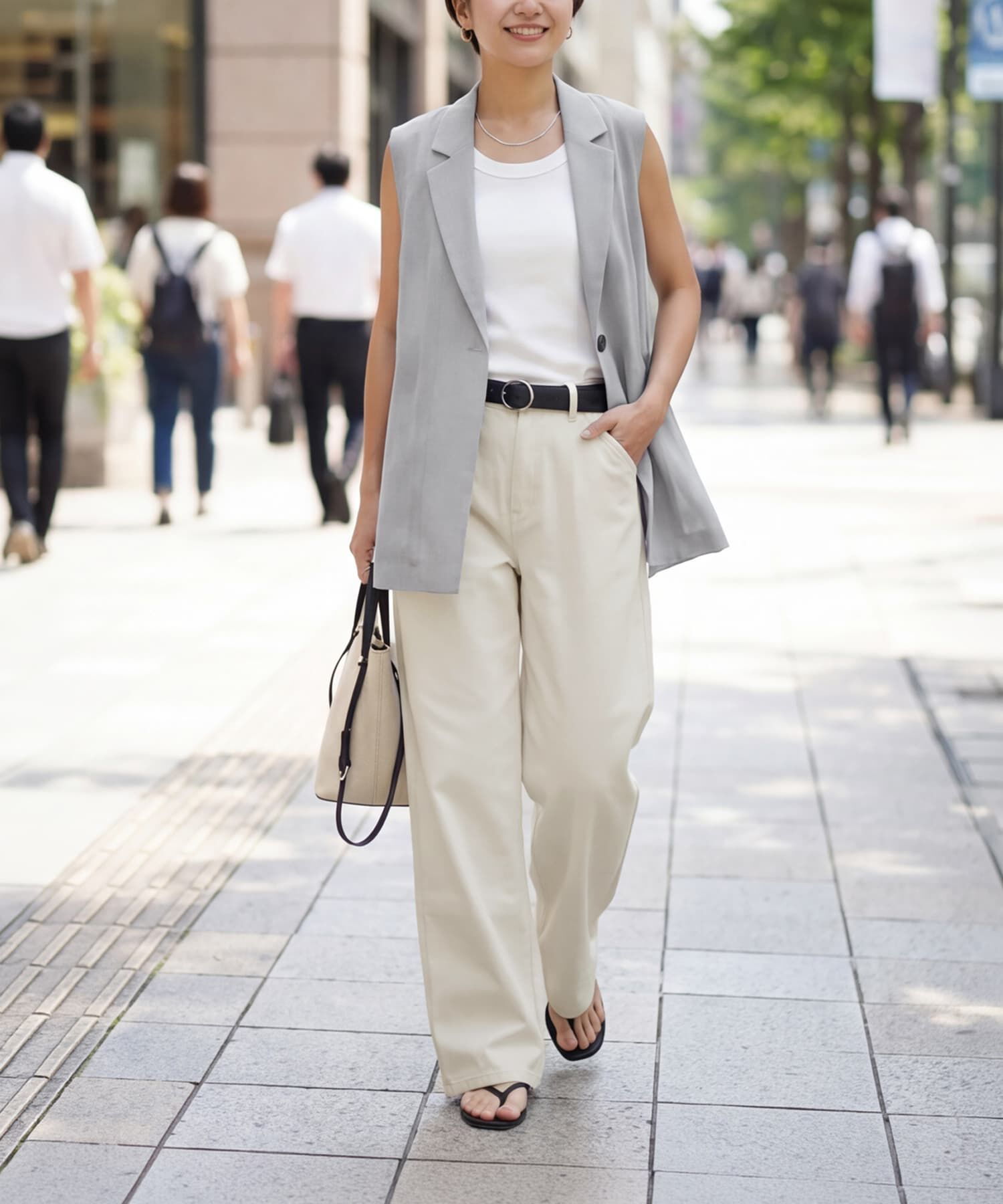 STYLE DELI「風合い加工ストレートコットンワイドパンツ」|その他|