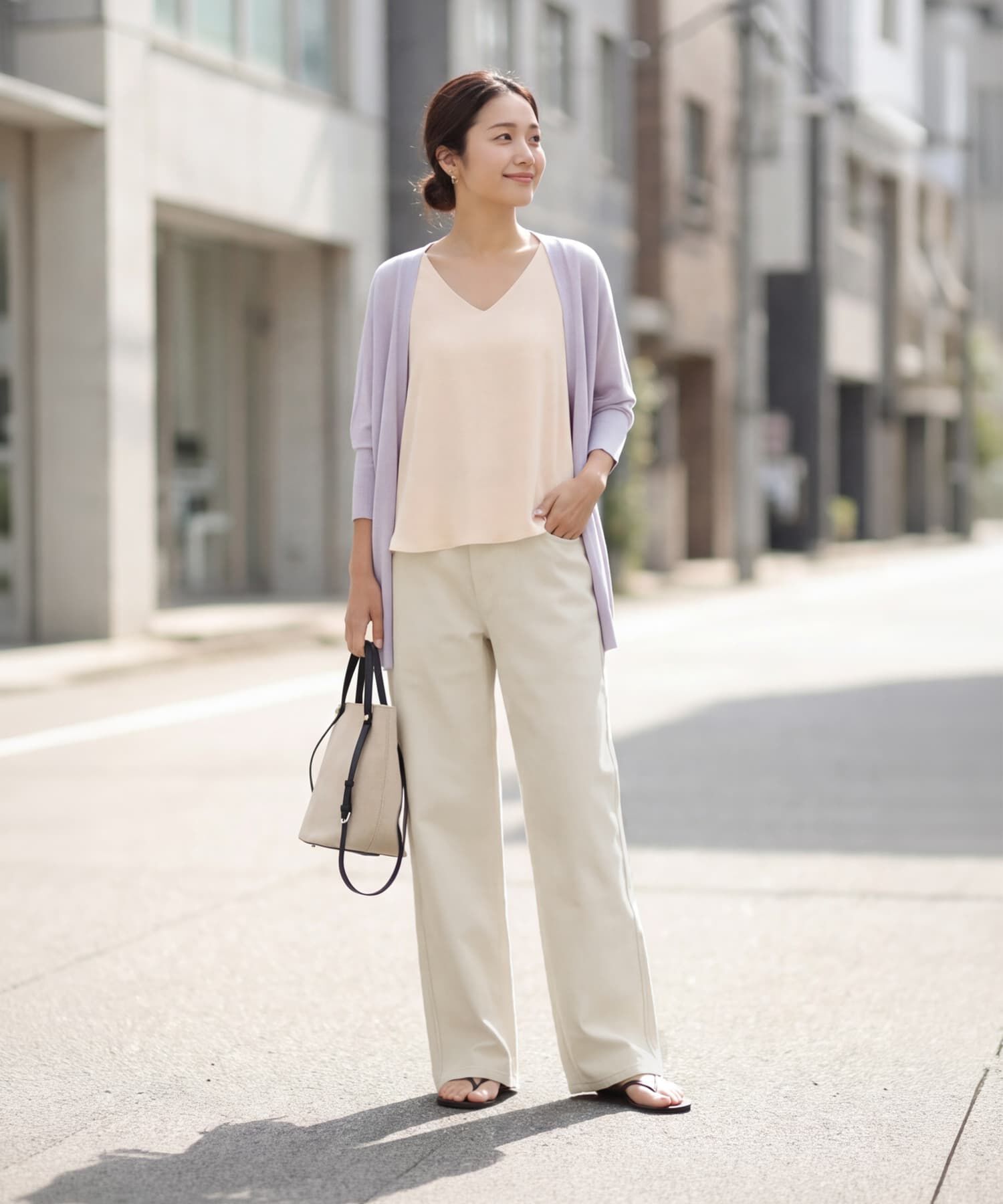 STYLE DELI「風合い加工ストレートコットンワイドパンツ」|その他|