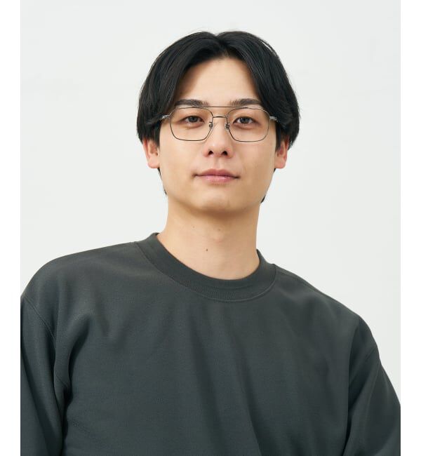  「ツーブリッジ メガネ | メタルフレーム 眼鏡 伊達メガネ 度付き 度なし ユニセックス レンズ交換券付」|メガネ|