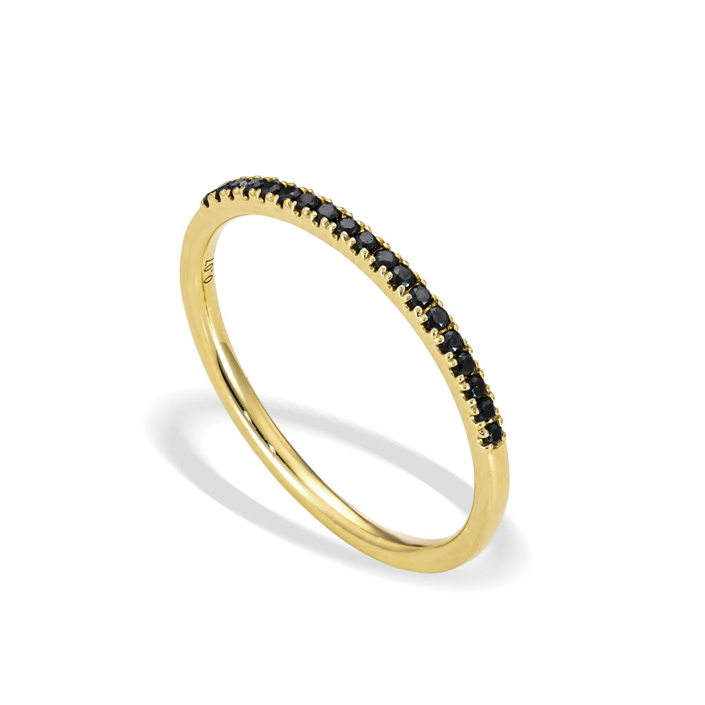STAR JEWELRY「BLACK DIAMOND HALF ETERNITY RING」|リング|