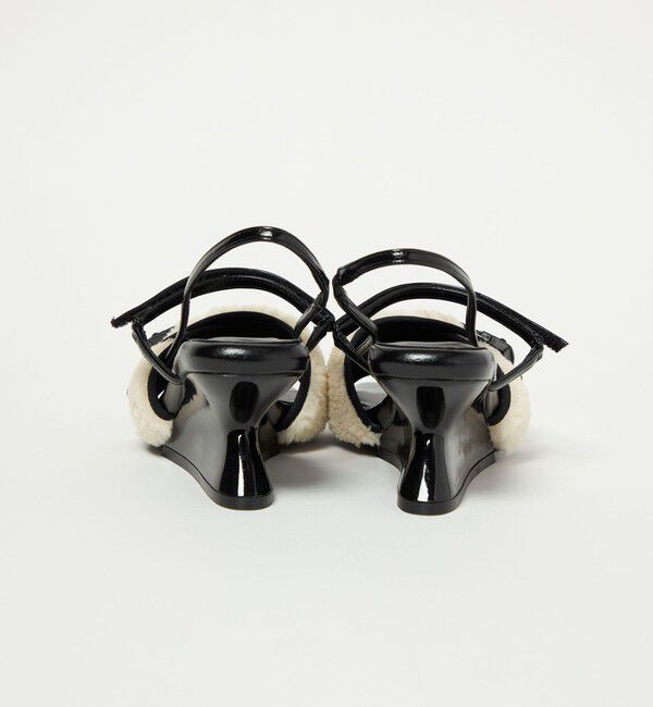 ODETTE E ODILE「＜SY＞ボア ウェッジバックベルト サンダル60&uarr;」|サンダル|