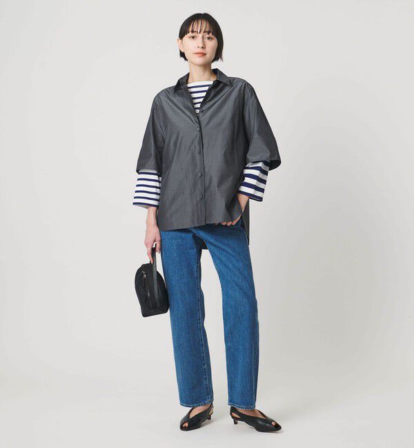 UNITED ARROWS「デニムライク ブライトローン シャツ ‐ウォッシャブル‐」|シャツ・ブラウス|