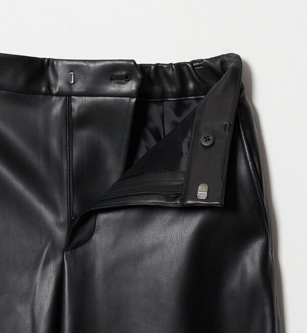 UNITED ARROWS「レザーライク ワイドパンツ‐ウォッシャブル‐」|その他|