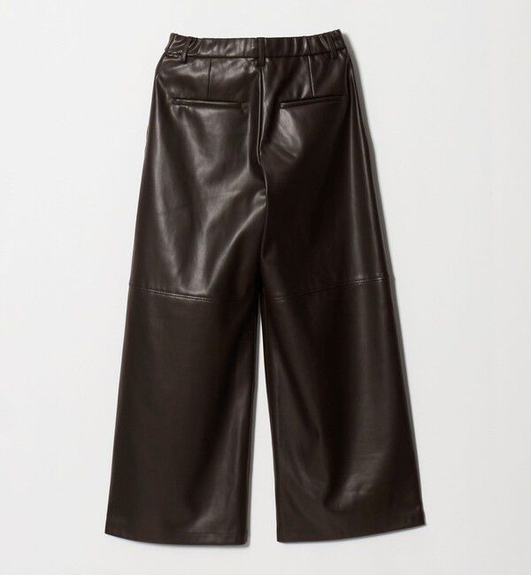 UNITED ARROWS「レザーライク ワイドパンツ‐ウォッシャブル‐」|その他|