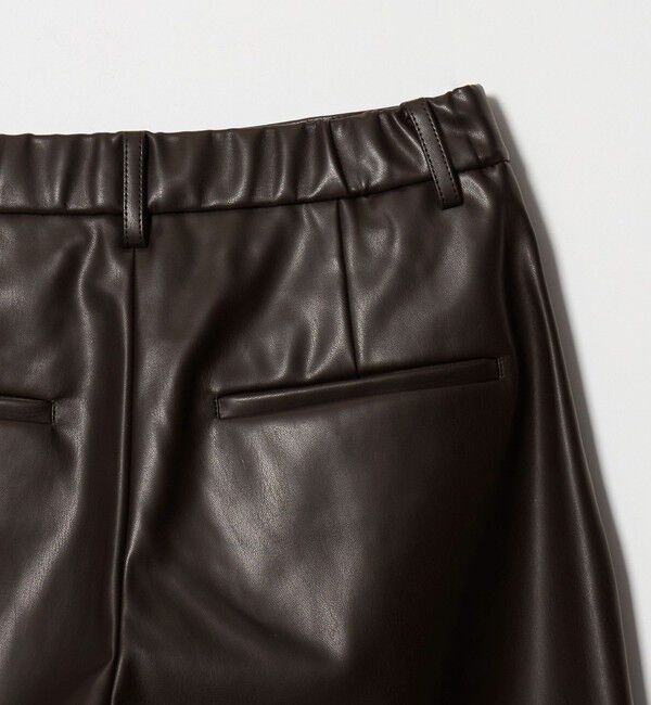 UNITED ARROWS「レザーライク ワイドパンツ‐ウォッシャブル‐」|その他|