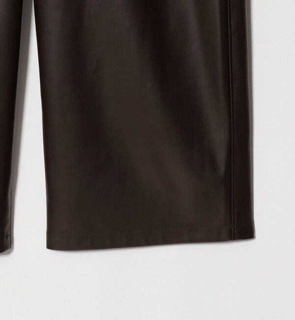 UNITED ARROWS「レザーライク ワイドパンツ‐ウォッシャブル‐」|その他|