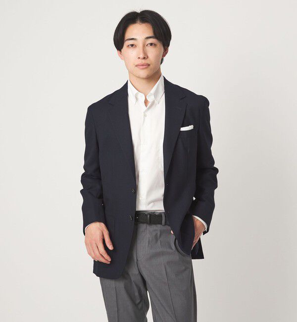 UNITED ARROWS green label relaxing「エブリット TC パナマ スナップ ボタンダウン シャツ -イージーアイロン・通気性-」|シャツ・ブラウス|
