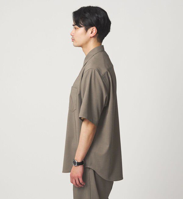 UNITED ARROWS green label relaxing「ポリエステル ドビー ジャストルーズ 半袖 シャツ -接触冷感・吸水速乾・ストレッチ-」|シャツ・ブラウス|
