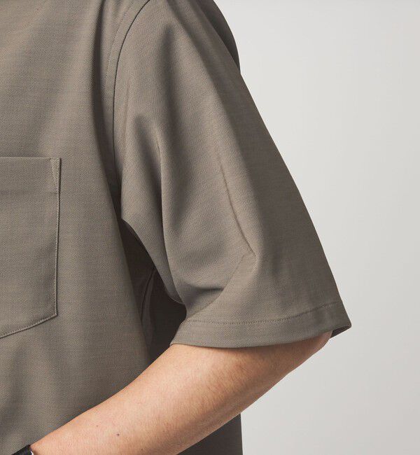 UNITED ARROWS green label relaxing「ポリエステル ドビー ジャストルーズ 半袖 シャツ -接触冷感・吸水速乾・ストレッチ-」|シャツ・ブラウス|