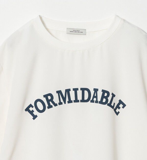 UNITED ARROWS green label relaxing「【WEB限定】＜at ease＞ジョーゼット プリント カットソー  吸水速乾」|Tシャツ・カットソー|