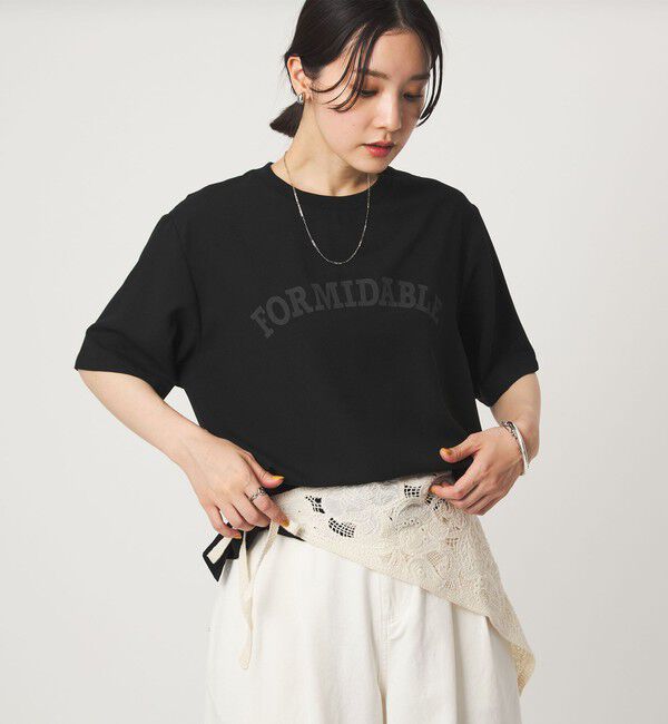 UNITED ARROWS green label relaxing「【WEB限定】＜at ease＞ジョーゼット プリント カットソー  吸水速乾」|Tシャツ・カットソー|