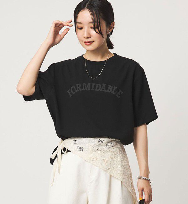 UNITED ARROWS green label relaxing「【WEB限定】＜at ease＞ジョーゼット プリント カットソー  吸水速乾」|Tシャツ・カットソー|