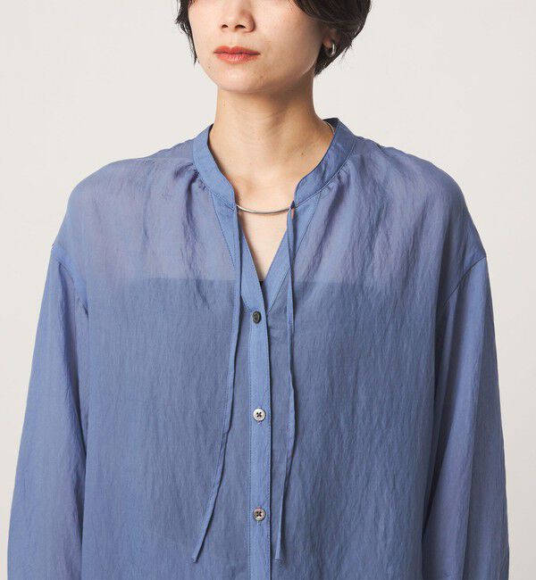 UNITED ARROWS green label relaxing「【結論シリーズ】ミルフィーユレースブラウス」|シャツ・ブラウス|