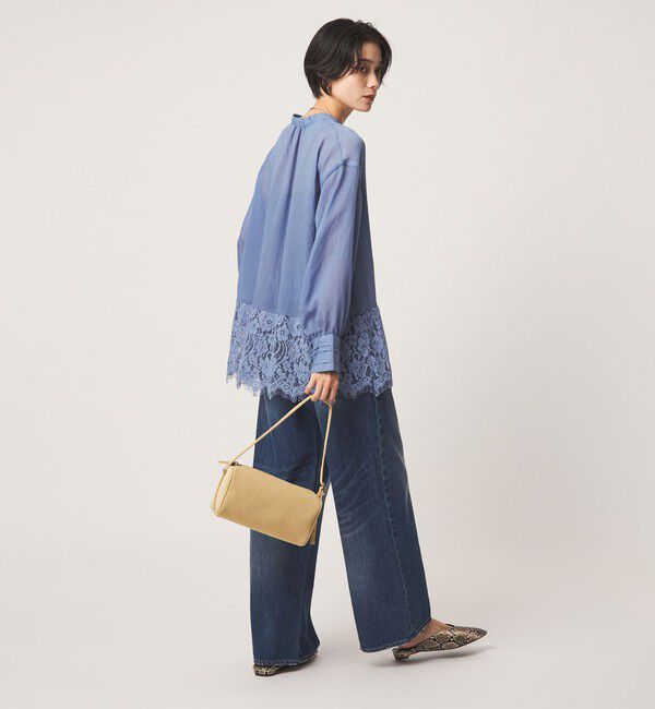 UNITED ARROWS green label relaxing「【結論シリーズ】ミルフィーユレースブラウス」|シャツ・ブラウス|