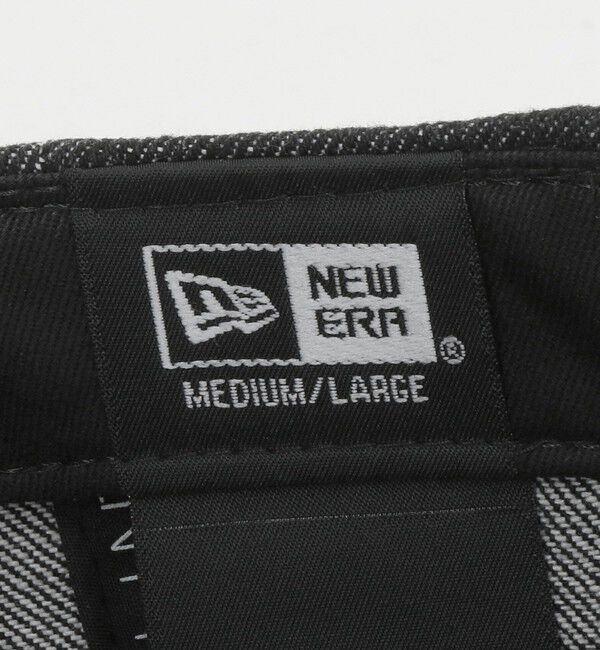 UNITED ARROWS green label relaxing「【別注】＜NEW ERA＞9TWENTY ダメージ デニム LA キャップ ブラック」|キャップ・キャスケット|