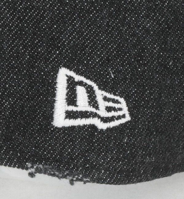 UNITED ARROWS green label relaxing「【別注】＜NEW ERA＞9TWENTY ダメージ デニム LA キャップ ブラック」|キャップ・キャスケット|