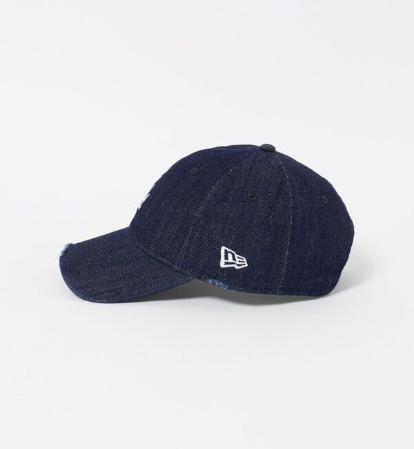 UNITED ARROWS green label relaxing「【別注】＜NEW ERA＞9TWENTY ダメージ デニム LA キャップ ネイビー」|キャップ・キャスケット|