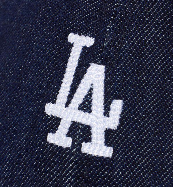 UNITED ARROWS green label relaxing「【別注】＜NEW ERA＞9TWENTY ダメージ デニム LA キャップ ネイビー」|キャップ・キャスケット|