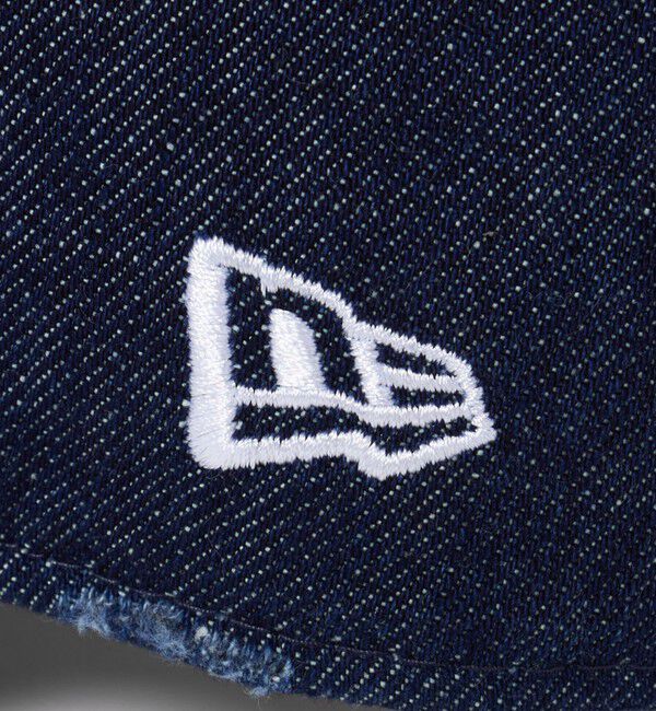 UNITED ARROWS green label relaxing「【別注】＜NEW ERA＞9TWENTY ダメージ デニム LA キャップ ネイビー」|キャップ・キャスケット|