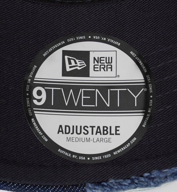 UNITED ARROWS green label relaxing「【別注】＜NEW ERA＞9TWENTY ダメージ デニム LA キャップ ネイビー」|キャップ・キャスケット|