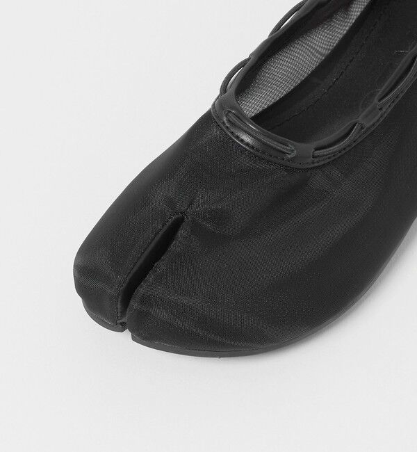 BEAUTY&YOUTH UNITED ARROWS「【別注】＜PAES＞メッシュ ストリング フラットシューズ/ブラック」|バレエシューズ|