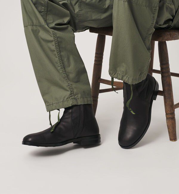 BEAUTY&YOUTH UNITED ARROWS「ラム ジッパー ブーツ」|ロングブーツ|