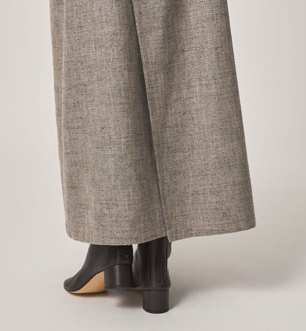 STEVEN ALAN「＜Steven Alan＞ヘリンボーン ツイードライク エプロン ワンピース」|ワンピース|