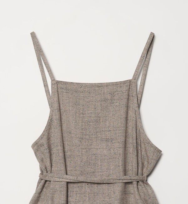 STEVEN ALAN「＜Steven Alan＞ヘリンボーン ツイードライク エプロン ワンピース」|ワンピース|