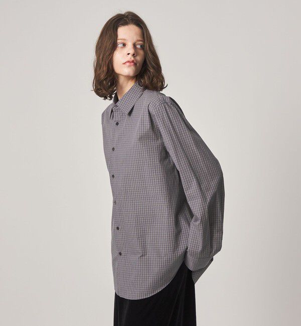 STEVEN ALAN「＜Steven Alan＞コットン ミニ チェック シャツ」|シャツ・ブラウス|