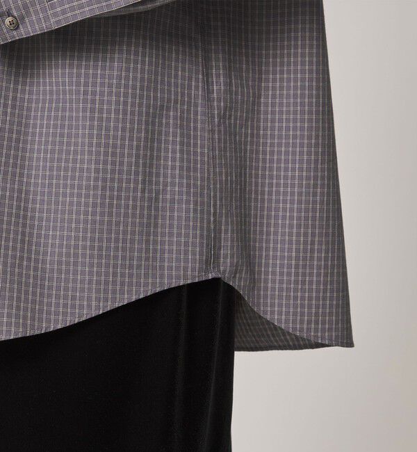 STEVEN ALAN「＜Steven Alan＞コットン ミニ チェック シャツ」|シャツ・ブラウス|