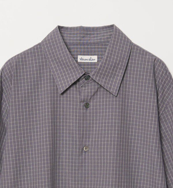 STEVEN ALAN「＜Steven Alan＞コットン ミニ チェック シャツ」|シャツ・ブラウス|