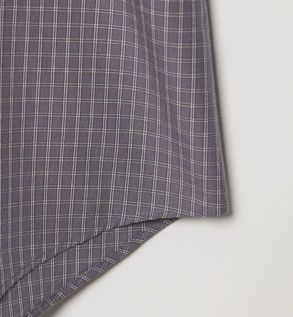 STEVEN ALAN「＜Steven Alan＞コットン ミニ チェック シャツ」|シャツ・ブラウス|