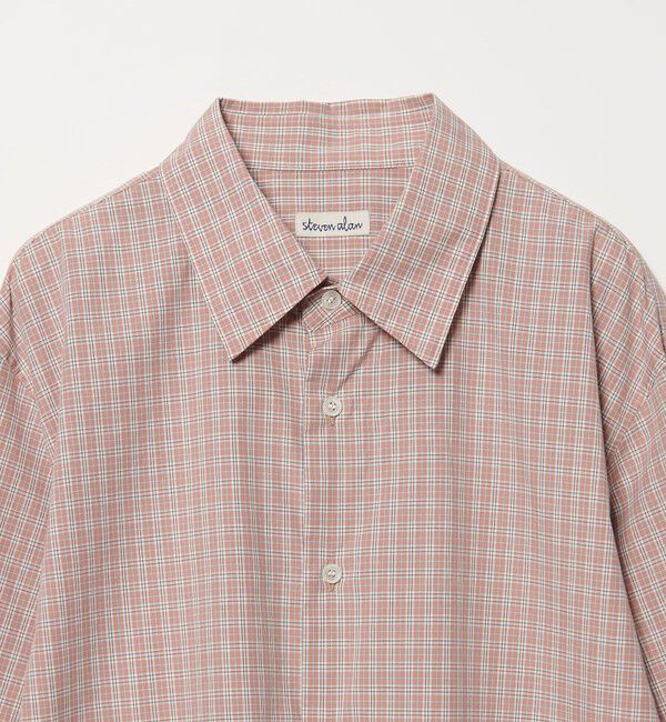 STEVEN ALAN「＜Steven Alan＞コットン ミニ チェック シャツ」|シャツ・ブラウス|