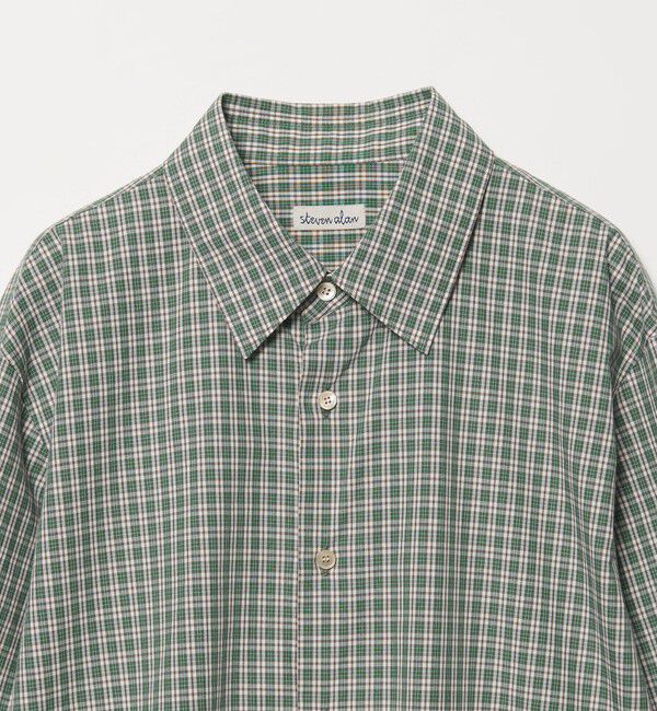 STEVEN ALAN「＜Steven Alan＞コットン ミニ チェック シャツ」|シャツ・ブラウス|